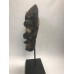 EKPO African Wood carved hand made tribal mask Medicine man Vintage Stand IBIBIO   372395995977